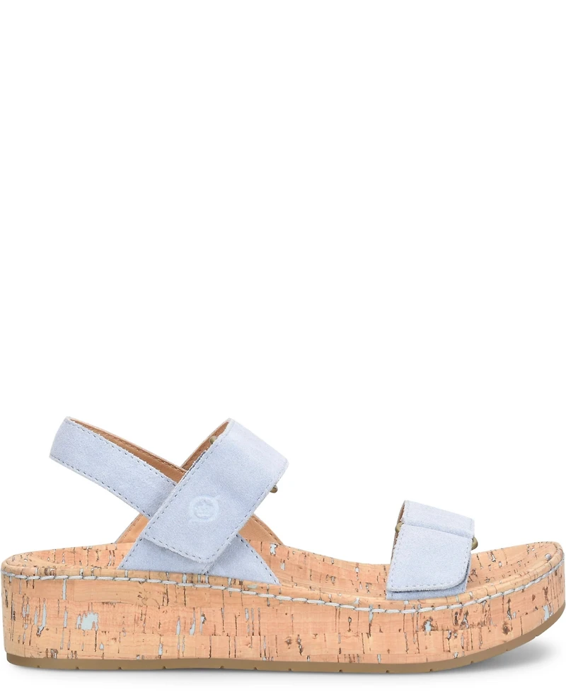 Born Women's Sloan Round Toe Wedge Sandals
