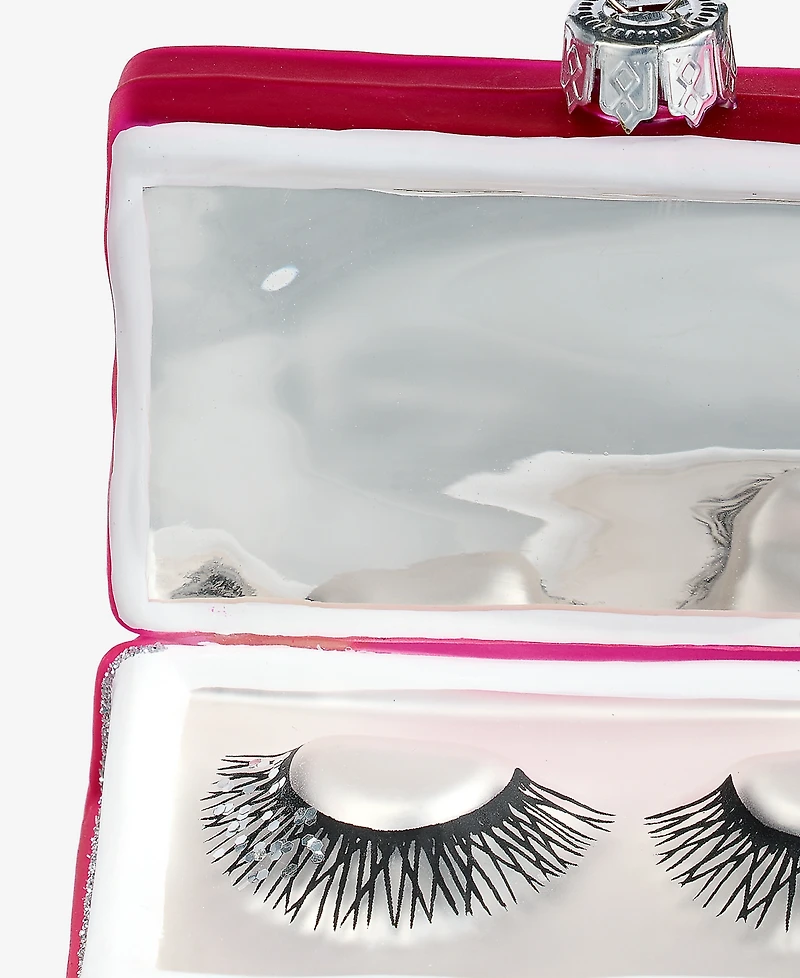 Holiday Lane Eclectic Charm Glass Eyelash Box Ornament, Macy's Exclusive