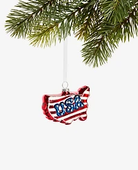 Holiday Lane Eclectic Charm Usa Map Ornament, Macy's Exclusive