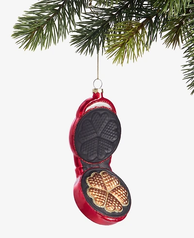 Holiday Lane Foodie Heart Waffle Maker Ornament, Macy's Exclusive