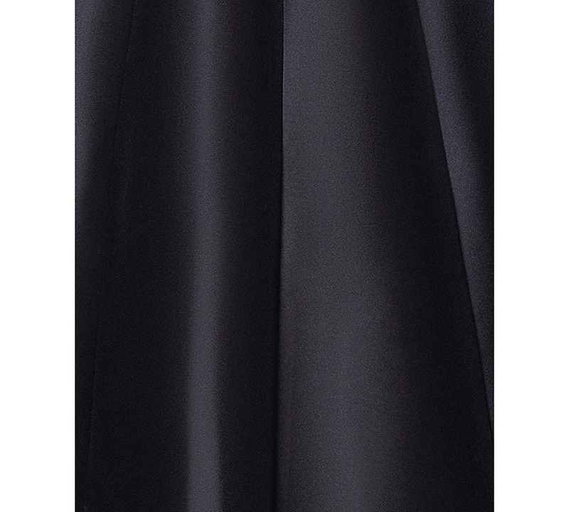 Betsy & Adam Petite Strapless Midi Ballgown