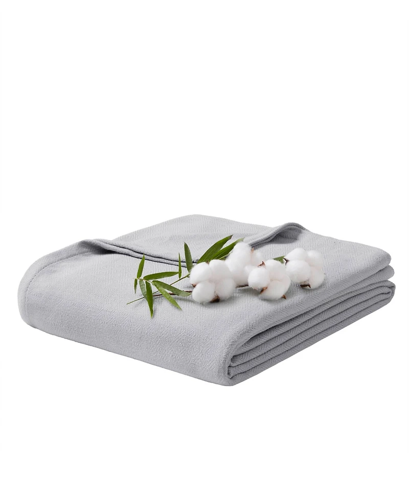 Madison Park Lightweight Breathable Natural Cooling Blanket