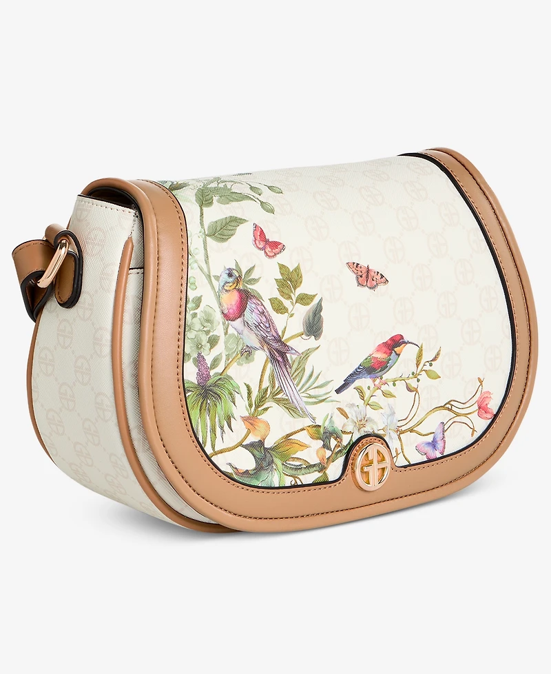 Giani Bernini Tropical Saddle Crossbody, Exclusively at Macy's