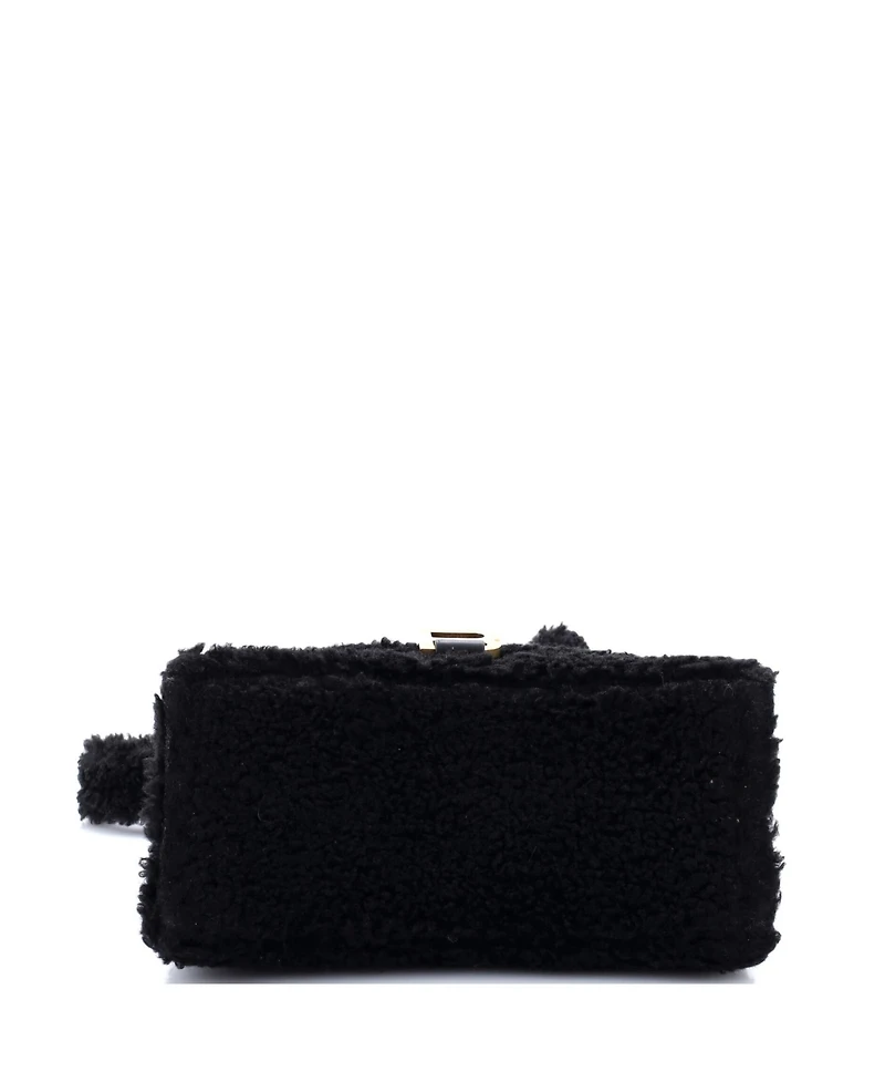 Pre-Owned Balenciaga Small Fluffy Hourglass Top Handle Bag Fur