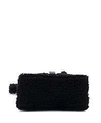 Pre-Owned Balenciaga Small Fluffy Hourglass Top Handle Bag Fur