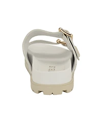 Guess Women's Fasten Double-Buckle Footbed Sandals