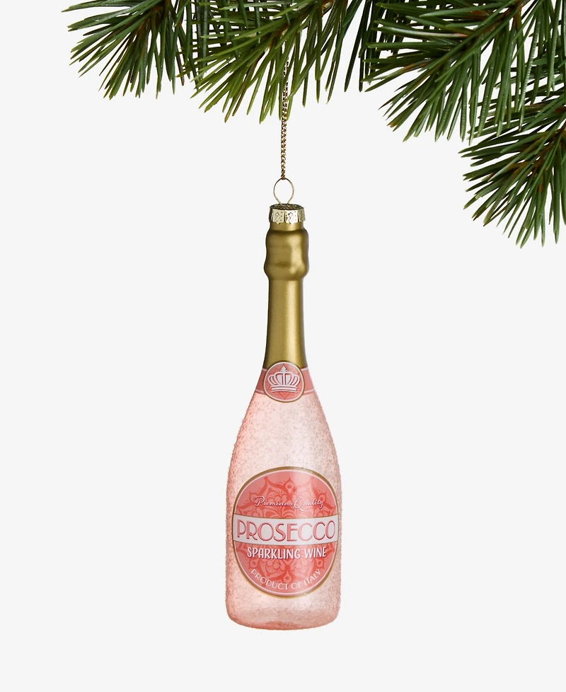 Holiday Lane Spirits Prosecco Bottle Ornament, Macy's Exclusive