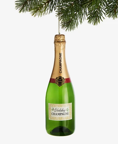 Holiday Lane Oversized Champagne Bottle Ornament, Macy's Exclusive