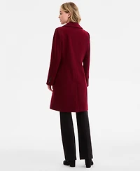 Anne Klein Women's Single-Breasted Walker Coat, Exclusively at Macy's