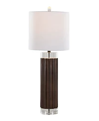 Lumisource 29.25" Polyresin Cylinder Table Lamp, Set of 2