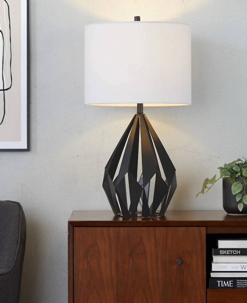 Lumisource 28" Metal Geome Tri Contemporary Table Lamp, Set of 2