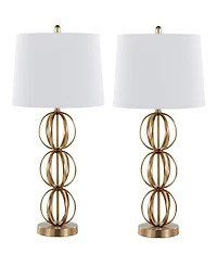 Lumisource 29" Metal Linx Contemporary Table Lamp, Set of 2