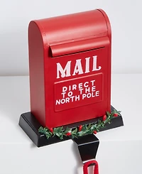 Holiday Lane Heritage Santa Mail Box Stocking Holder, Macy's Exclusive