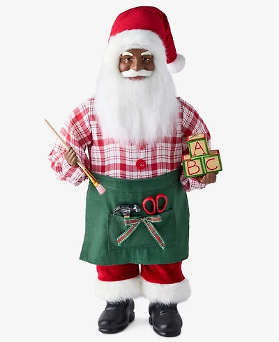 Holiday Lane Heritage African-American Artist Santa, Macy's Exclusive