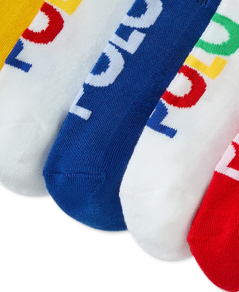 Polo Ralph Lauren Women's 6-Pk. Polo Logo Low-Cut Socks