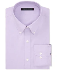 Tommy Hilfiger Men's Th Flex Regular Fit Stretch Pinpoint Dress Shirt