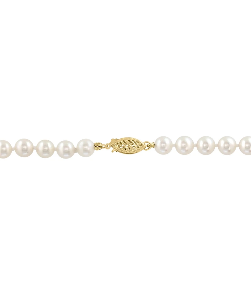 Effy Cultured Akoya Pearl (6mm) Strand 18" Collar Necklace