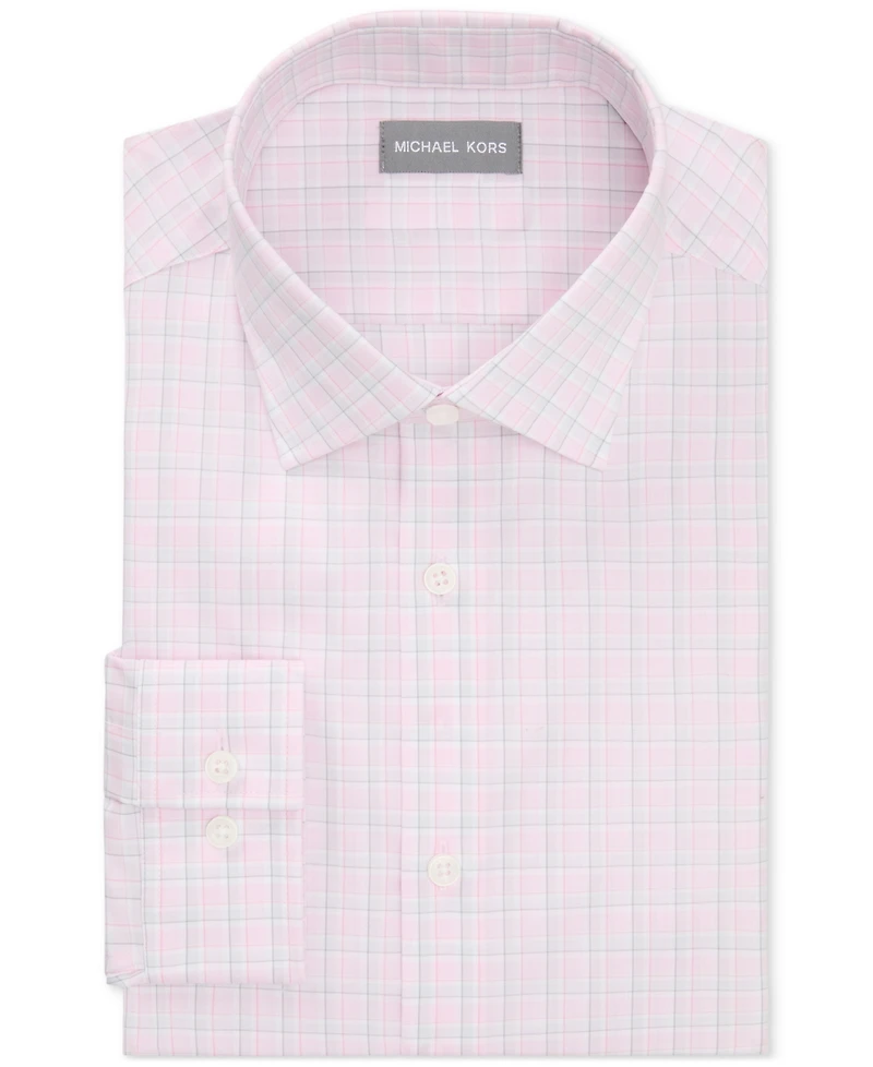 Michael Kors Men's Regular-Fit Check Dress Shirt