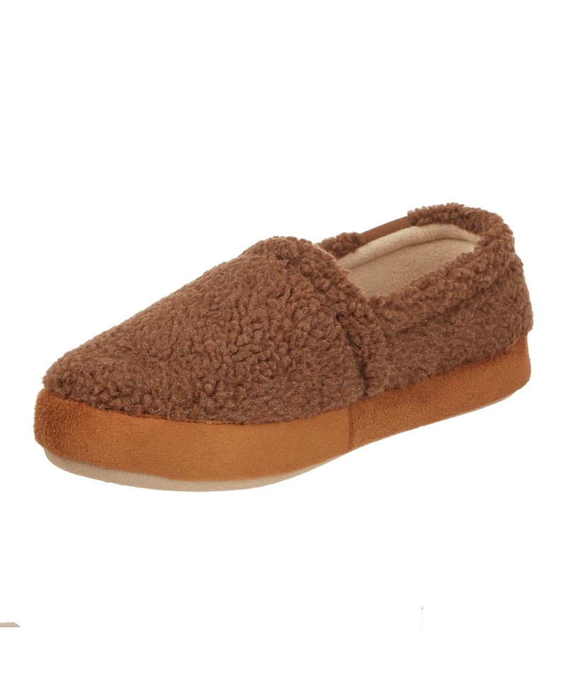 Isotoner Men's Berber Closed Back Slippers