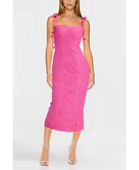 Womens The Zoe Lace Flower Strap Cocktail Dress