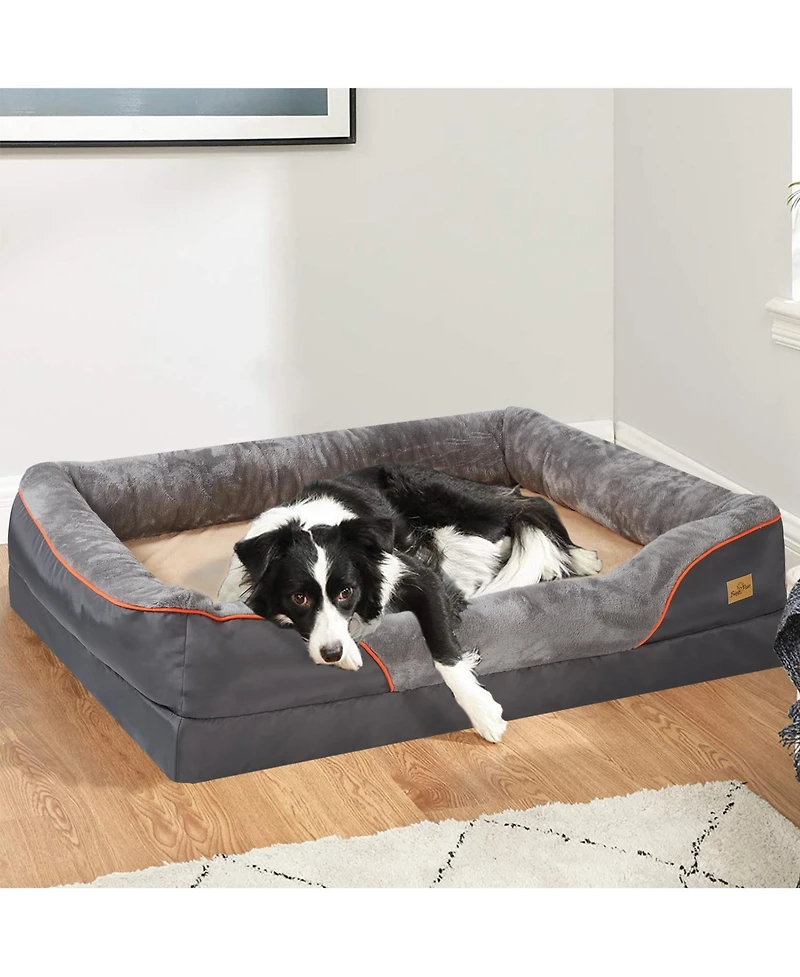 Bingopaw Luxury 3XL Warm Washable Orthopedic Pet Bed for Dogs/Cats