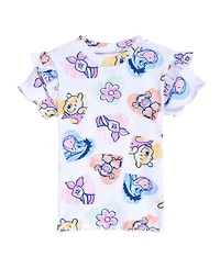Winnie the Pooh Toddler Girls Peplum T-Shirt and Bike Shorts Outfit Set