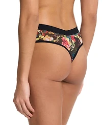 Hanky Panky Women's Mesh High Cut Thong