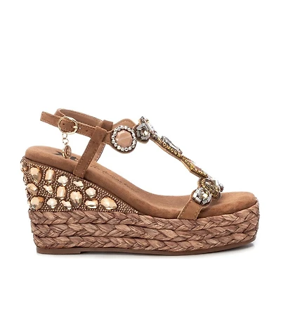 Women's Jute Wedge Sandals By Xti