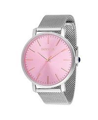 Invicta Women's 48843 Angel Quartz 3 Hand Pink Dial Watch