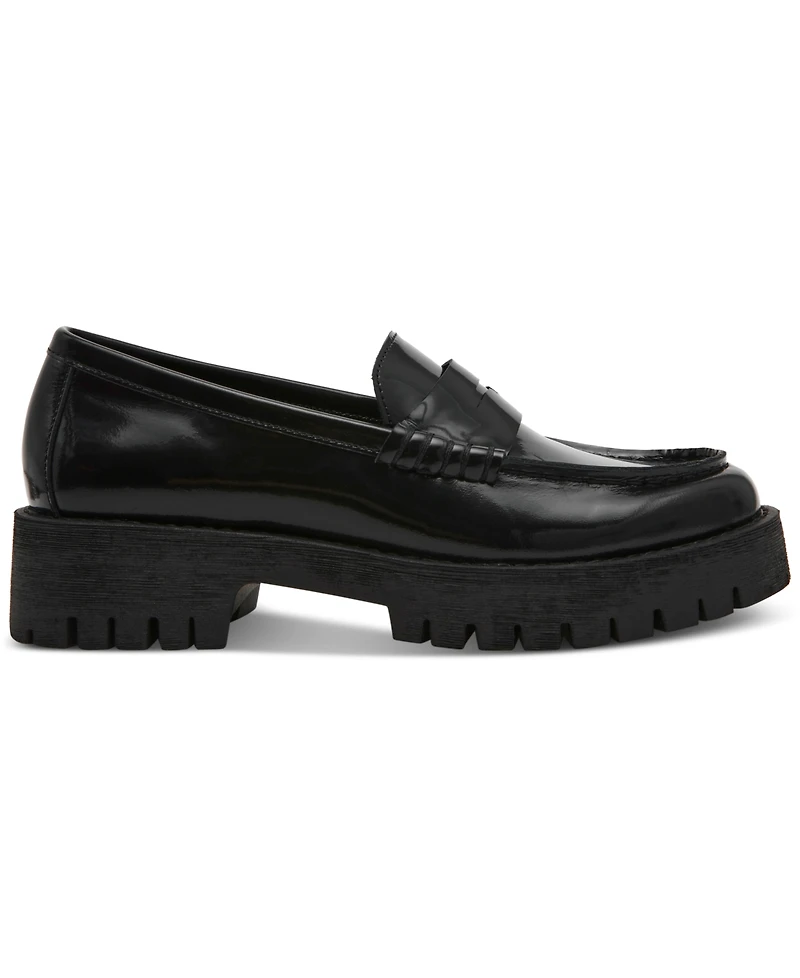 Steve Madden Women's Langsten Lug-Sole Tailored Loafers