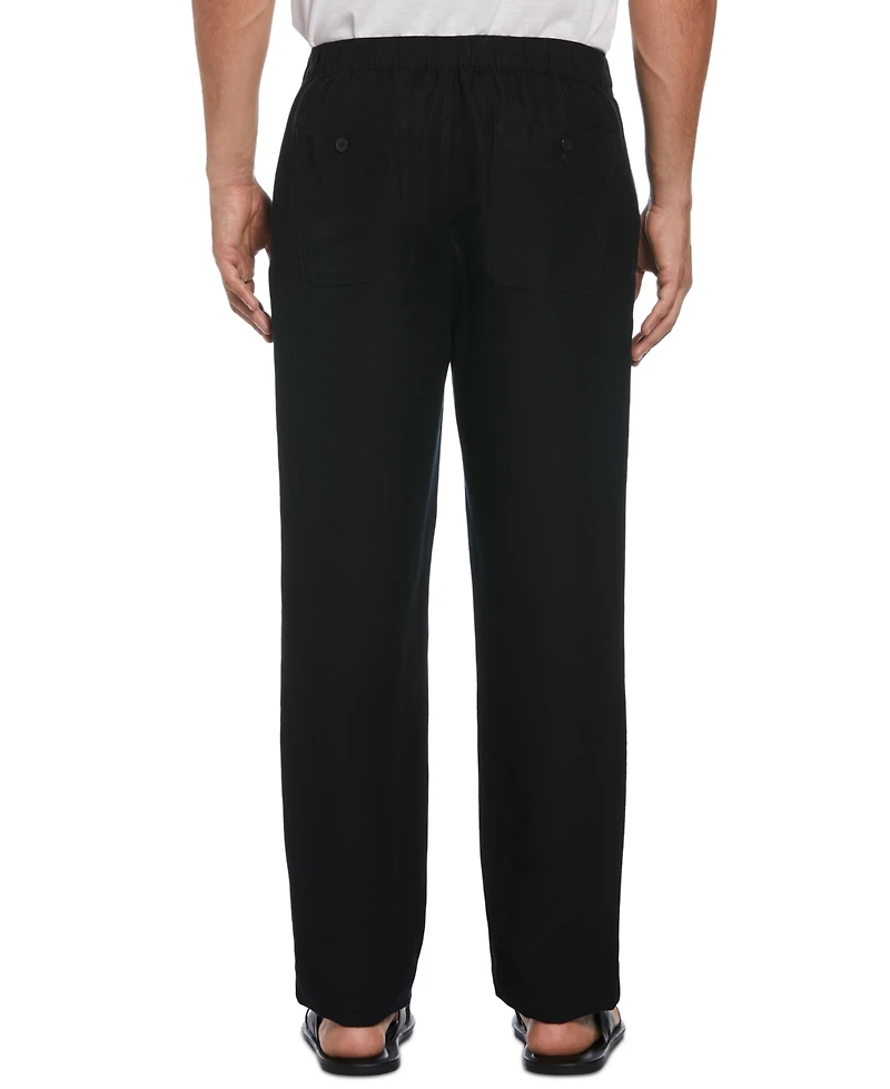 Cubavera Men's Linen Blend Drawstring Pant