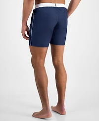 Boss by Hugo Men's Logo 6" Swim Trunks, Created for Macy's