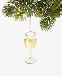 Holiday Lane Spirits White Wine Glass Ornament, Macy's Exclusive