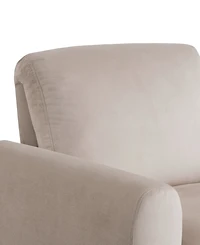 Lifestyle Solutions 35.3" Velvet Kyoto Accent Chair