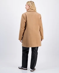 Maralyn & Me Trendy Plus Size Single-Breasted Walker Coat