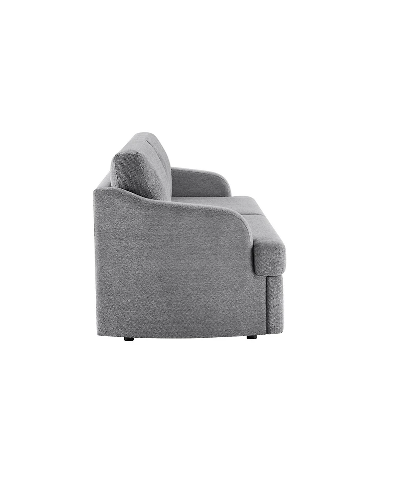 Serta 91.3" Polyester Medford Convertible Sofa