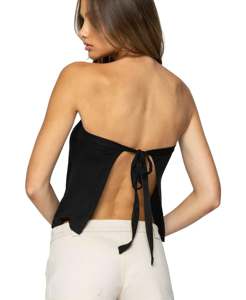 Edikted Women's Vera Keyhole Backless Top