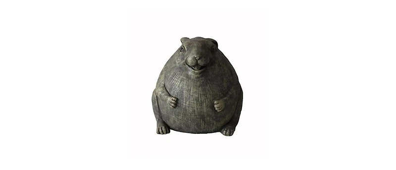 Adorable Chubby Rabbit Garden Statue for Decorative Garden Accents