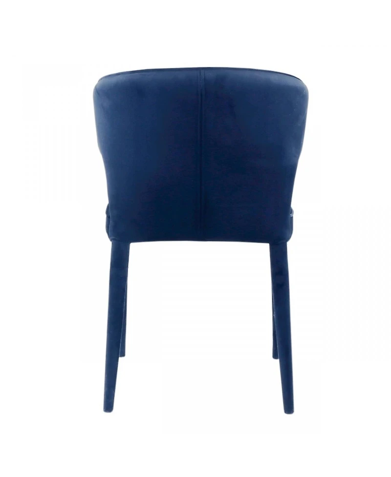 Velvet Wrapped Dining Chair for Stylish Kitchen or Dining Room Seating