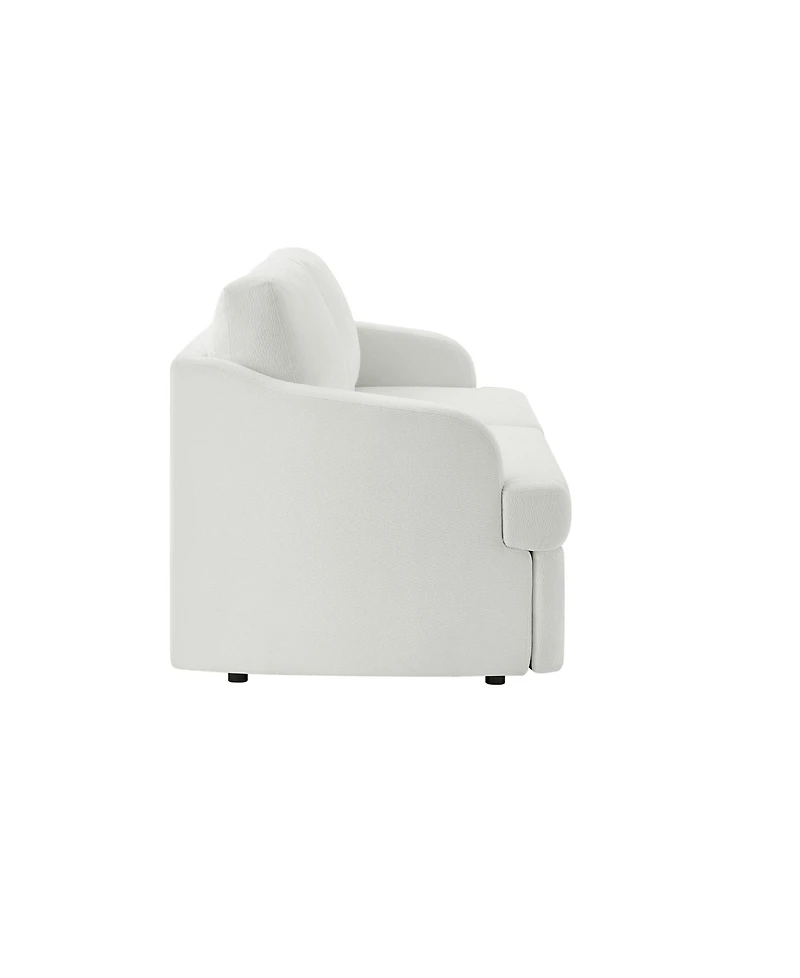 Serta 91.3" Polyester Medford Convertible Sofa