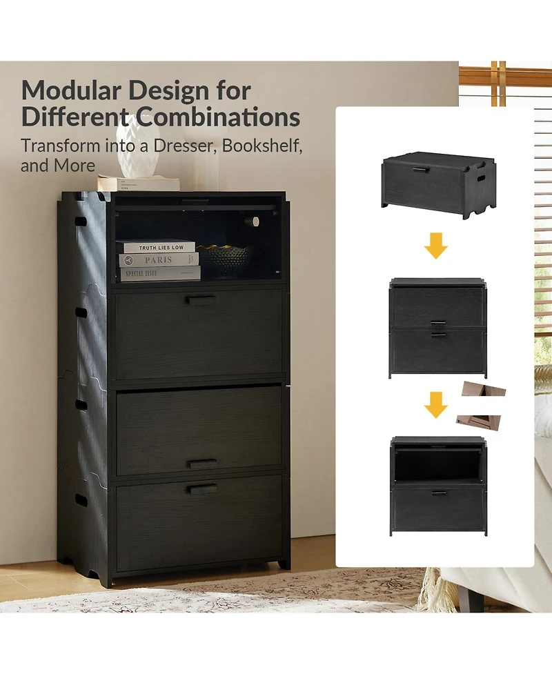 Florin 25"Tall Nightstand