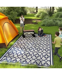 Outsunny Outdoor Rug, 9' x 18' Floor Mat