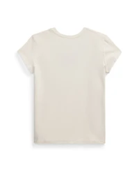 Polo Ralph Lauren Big Girls Flag-Applique Jersey T-Shirt