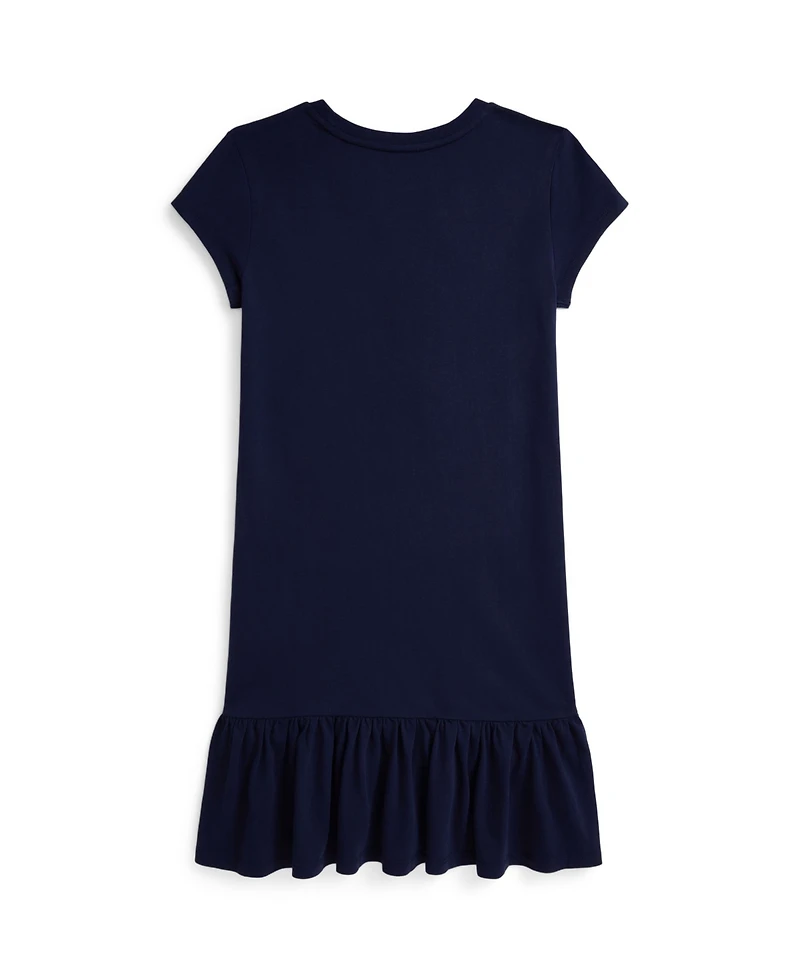 Polo Ralph Lauren Big Girls Bear Jersey Dress