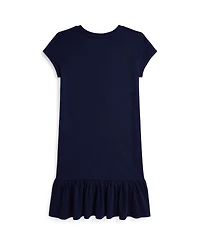 Polo Ralph Lauren Big Girls Bear Jersey Dress