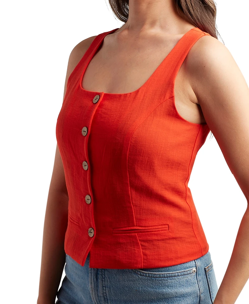Bcx Juniors' Gauze Vest
