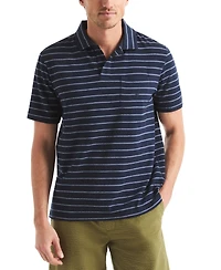 Nautica Men's Classic-Fit Stripe Seersucker Polo Shirt