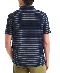 Nautica Men's Classic-Fit Stripe Seersucker Polo Shirt