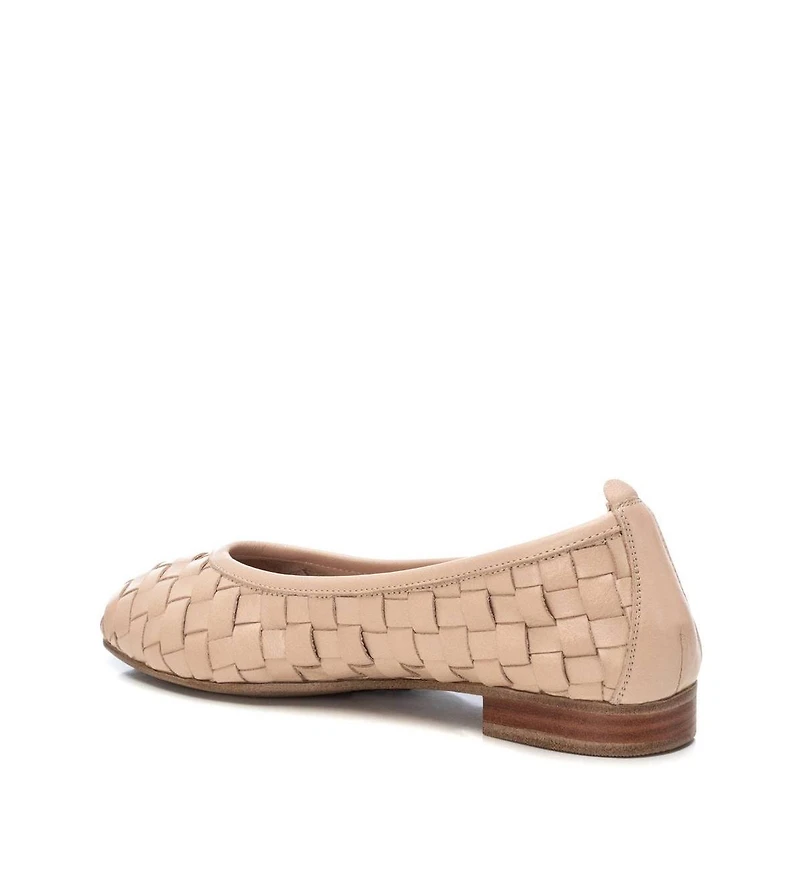 Carmela Leather Collection Women's Braided Flats By Xti