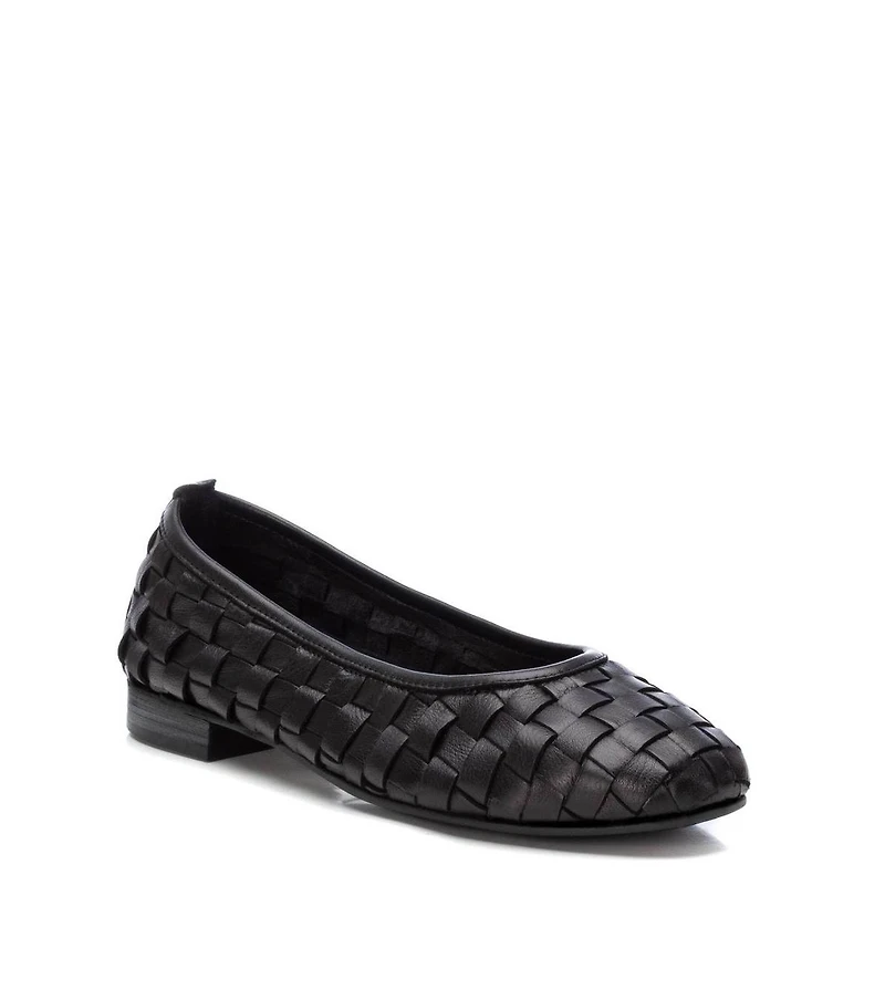Carmela Leather Collection Women's Braided Flats By Xti